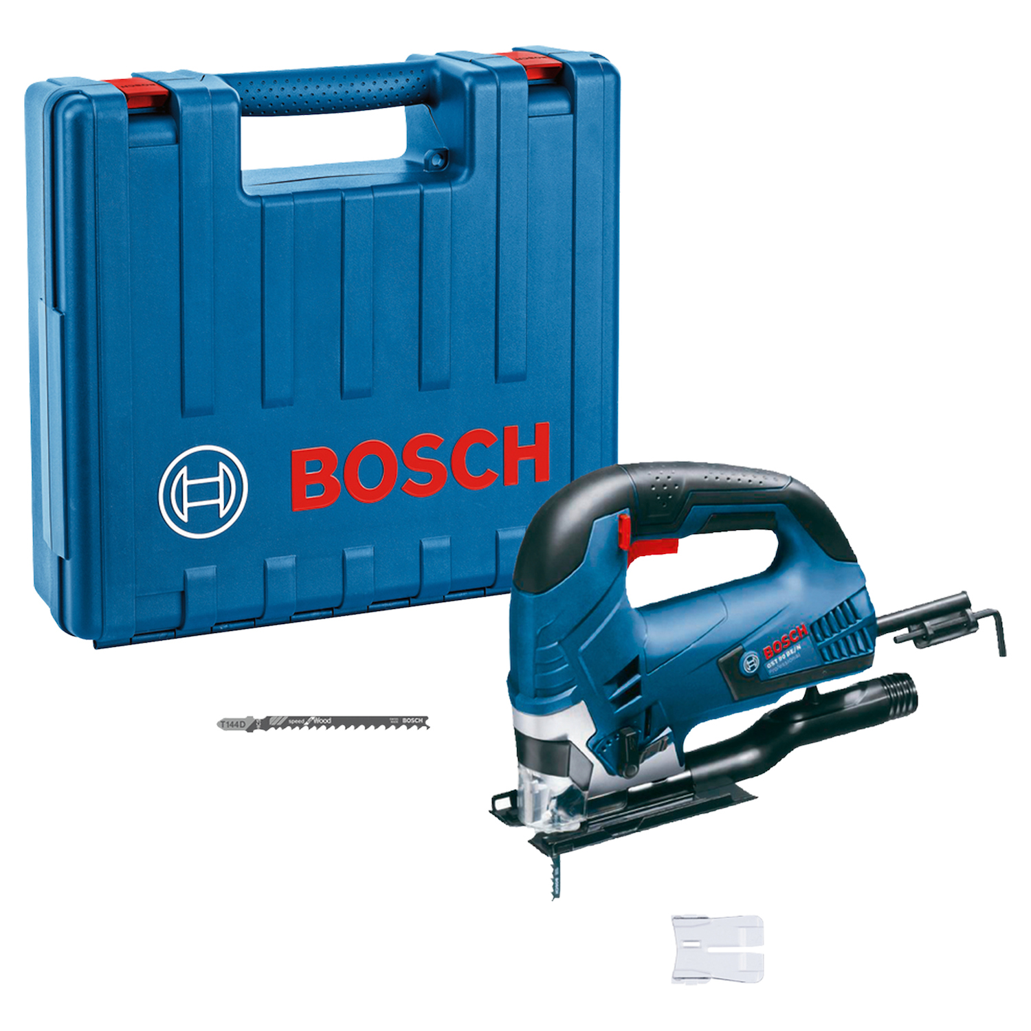 Sierra caladora Bosch GST 90 BE 650W 1 hoja T144D y maletín