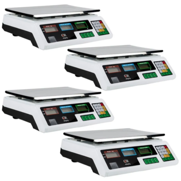 PAQUETE 4 BASCULAS 40KG CR40