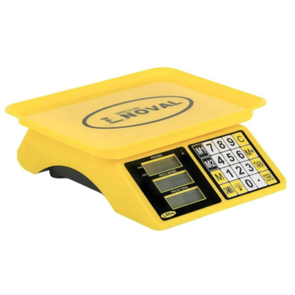BÁSCULA PESO PRECIO 20KG AMARILLO ECO15TNAM