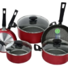 BATERIA DE COCINA ROJO 38PZAS 20399779