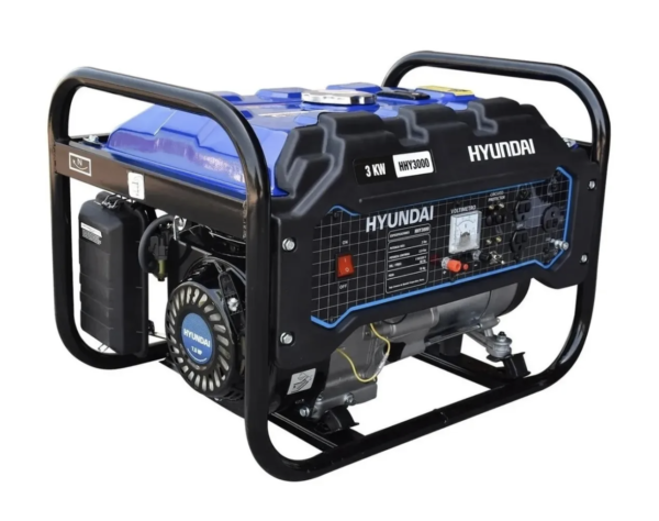 Generador Planta De Luz Hyundai 3,000w 110/220v 7.5hp HHY3000