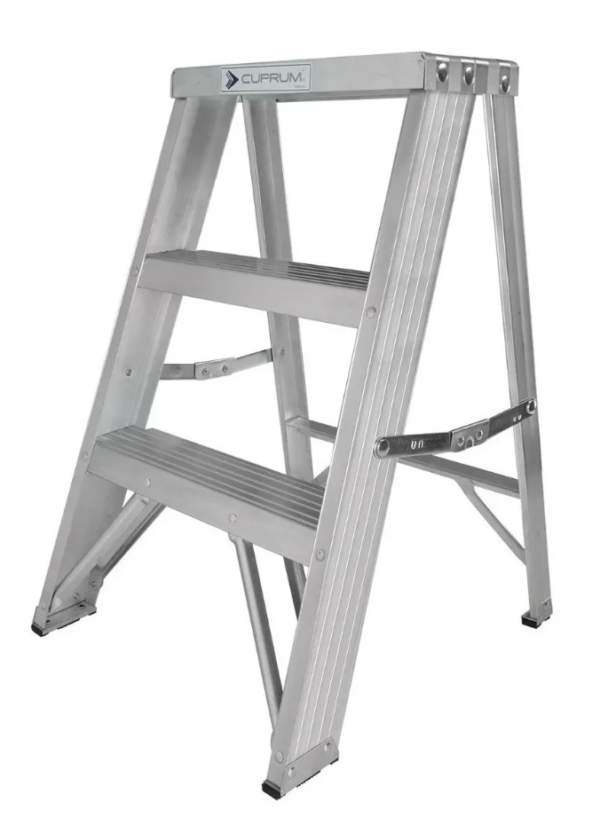 Escalera De Aluminio Cuprum 429-02n De 90 Kg Doméstica 42902N