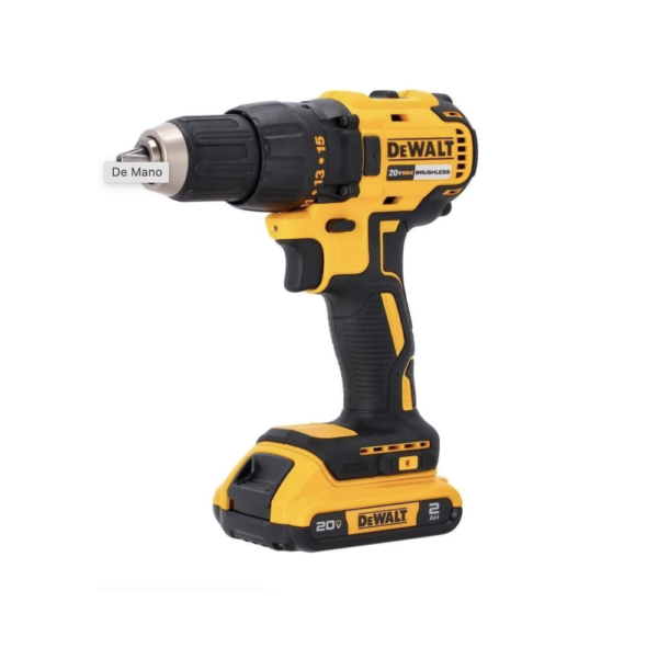 Taladro inalámbrico de 13mm DeWalt DCD7771D2 + accesorios con estuche de plástico