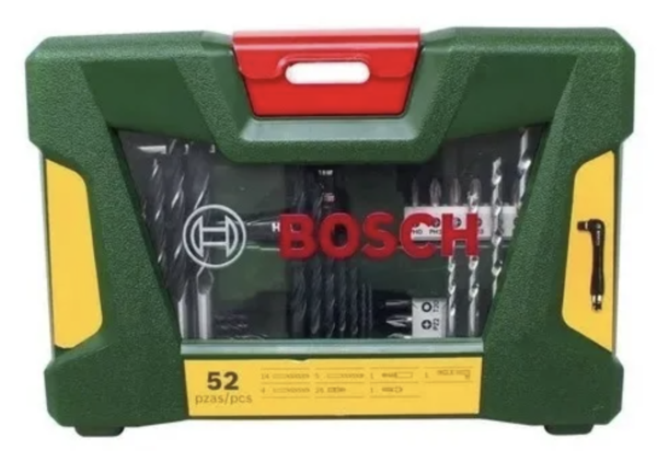 Kit Set Brocas Puntas Bosch 52 Pzas Madera Metal Concreto 17358