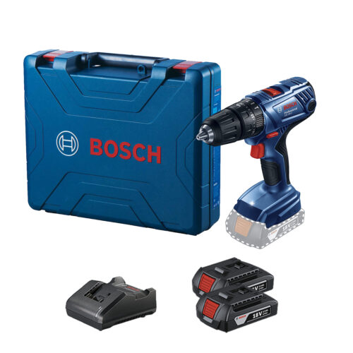 Rotomartillo inalámbrico Bosch GSB 180-LI 18V 2 baterías y maletín