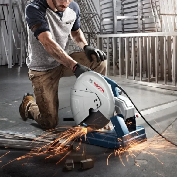 Sierra Circular Cortadora De Metales 2,400 W Gco 14-24 Bosch Frecuencia 60 Hz