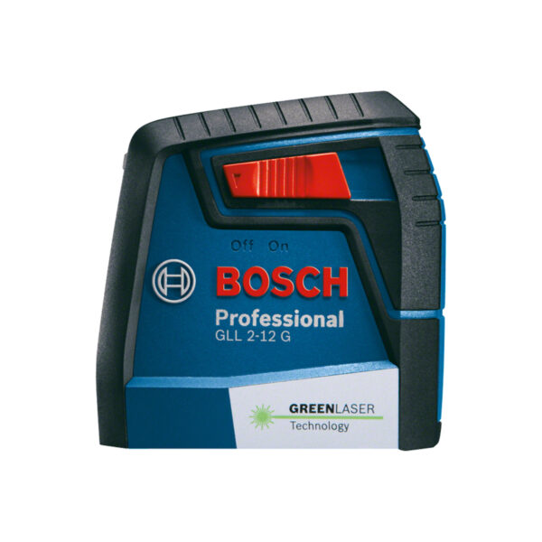 Nivel Láser verdes Bosch GLL 2-12 G alcance 12m con soporte