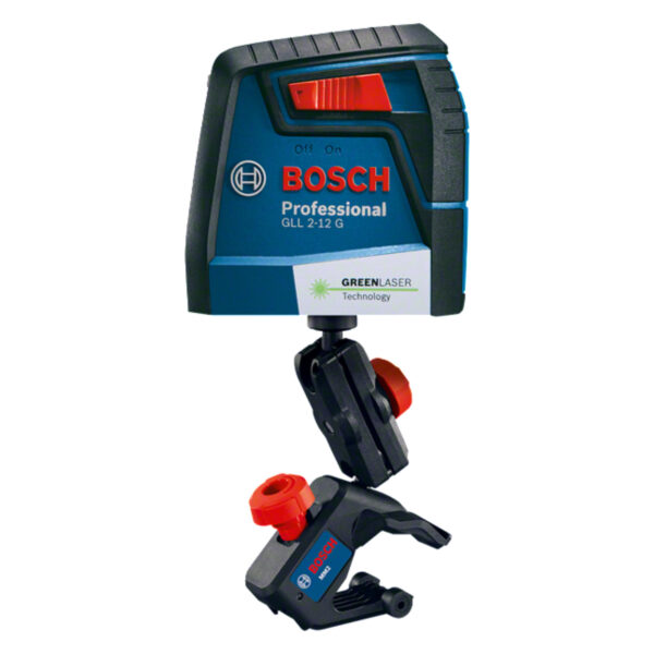 Nivel Láser verdes Bosch GLL 2-12 G alcance 12m con soporte