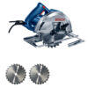 Sierra Circular Bosch GKS 150 1500W 127V 2 Discos y guía