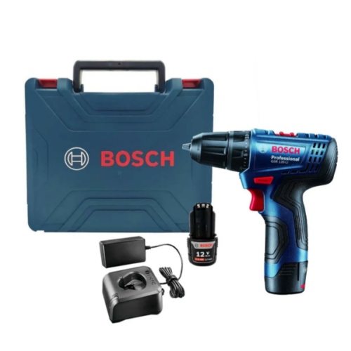 Atornillador A Bateria Bosch + Baterias 12v Gsr 120-li