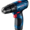 Taladro Atornillador Inalámbrico De 10mm Bosch Gsb 120-li 12v + 2 Baterías De 2ah + Accesorio Con Maletín De Transporte 127v/220v