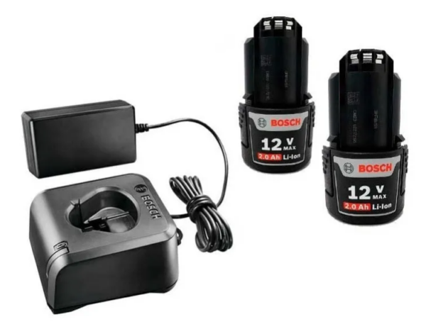 Taladro Atornillador Inalámbrico De 10mm Bosch Gsb 120-li 12v + 2 Baterías De 2ah + Accesorio Con Maletín De Transporte 127v/220v