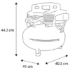 COMPRESOR 1.5HP 6GLS D2002MWK