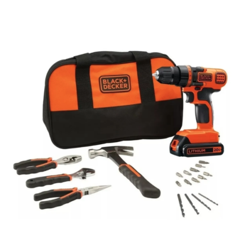TALADRO ATOR 20V C/MALETA LD120BH