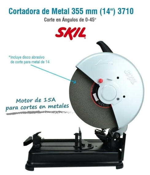 CORTADORA DE METAL 14" 3710AD