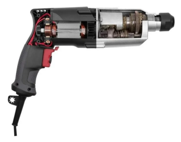 Rotomartillo Electroneumático Skil 1859 Rojo Y Negro Con 750w De Potencia 127v