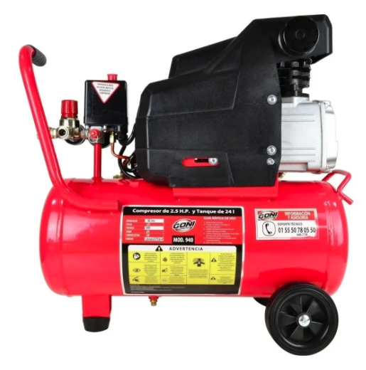 COMPRESOR EN KIT C/PISTOLA 940P