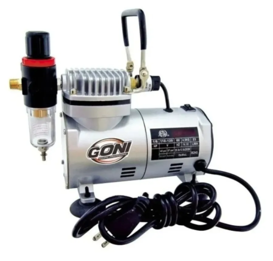 MINI COMPRESOR PARA AEROGRAFO 1/6HP 9201