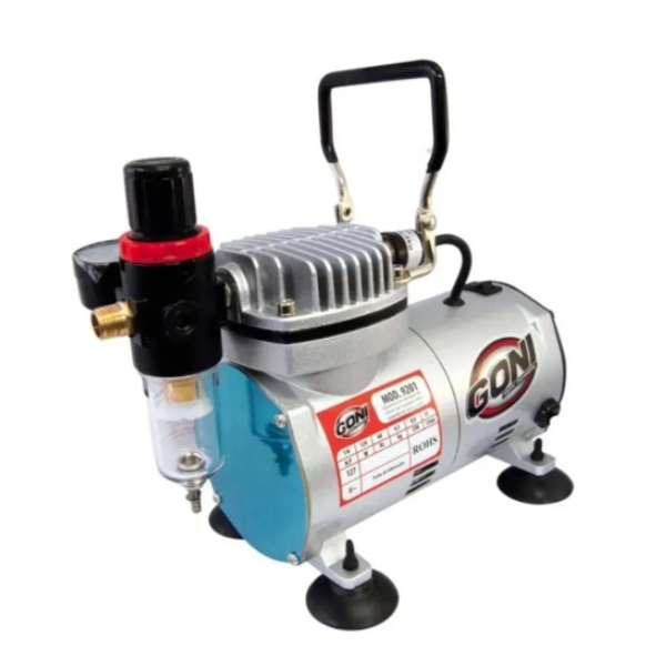 MINI COMPRESOR PARA AEROGRAFO 1/6HP 9201