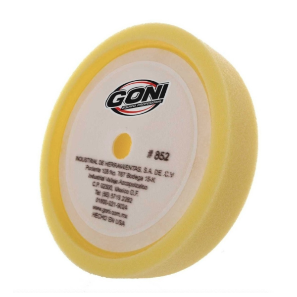 ESPONJA AMARILLA CON SOPORTE VELCRO 8" 852GON