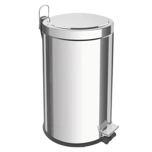 BASURERO PLATEADO CON PEDAL 12L. 94538112