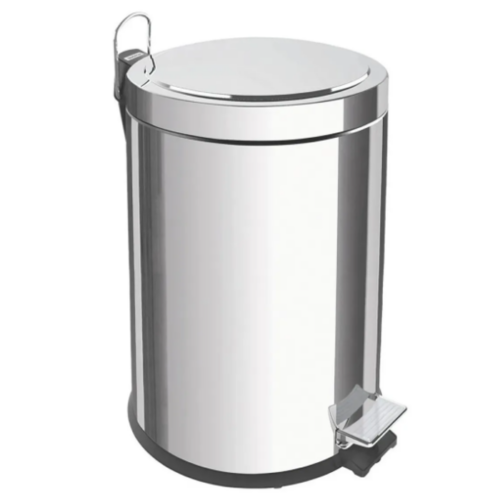 BASURERO PLATEADO CON PEDAL 5L. 94538105