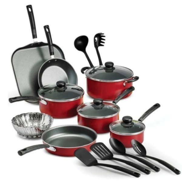 BATERIA PRIMAWARE ROJO SARTENES 18PZAS. 80119567