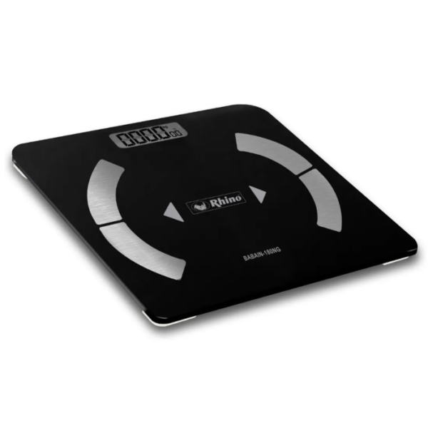 BÁSCULA BAÑO INTELIGENTE C/APP BLUETOOTH NEGRA BABAIN180NG
