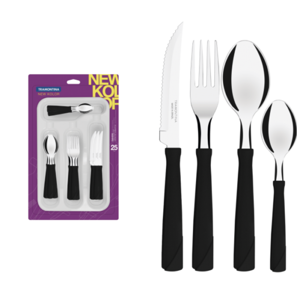 JUEGO CUBIERTOS 25P NEW KOLOR 23198075