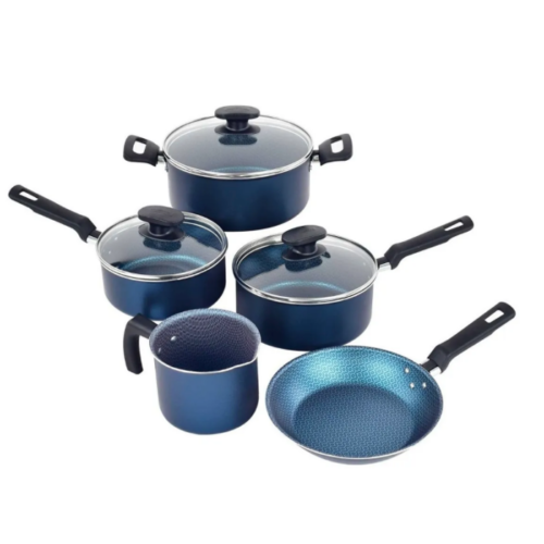 BATERIA COCINA BERGAMO AZUL 8P 20399182