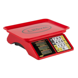 BÁSCULA PESO PRECIO 20KG ROJO ECO15TNR