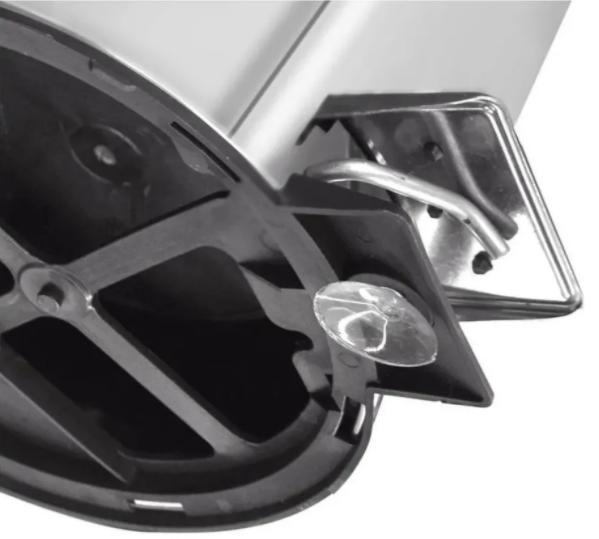 BASURERO PLATEADO CON PEDAL 12L. 94538112