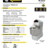 AMASADORA DOBLE ACCION GIRATORIA 3000W 40LT AMASA40