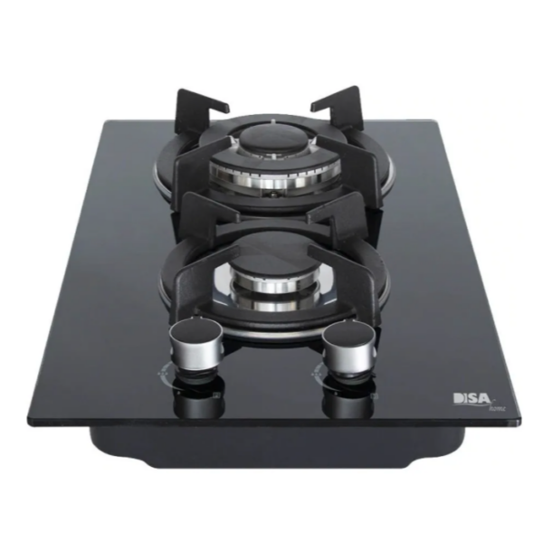 Parrilla Disa Home 2 Quemadores A Gas Cristal Templado 02020121