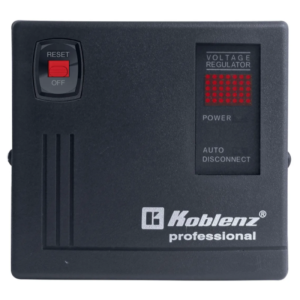 Regulador De Voltaje Koblenz Gold Er-2550 2500va 120v Negro