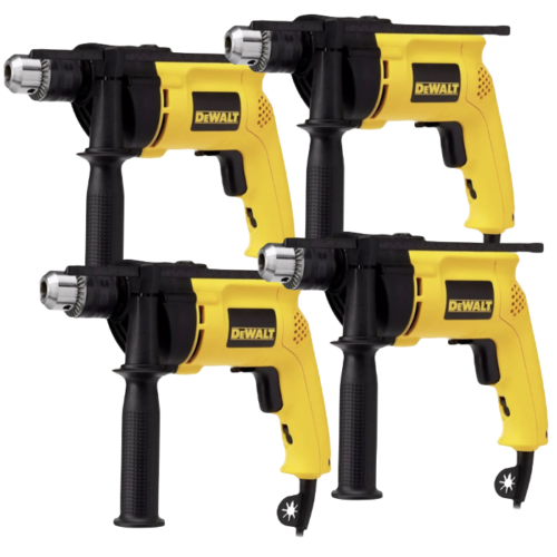 PAQUETAZO 4 ROTOMARTILLOS 1/2" 700W DW508SB3