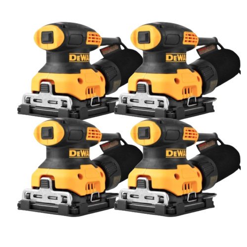 PAQUETAZO 4 LIJADORAS ORBITALES 1/4" 650W DWE6411B3