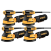 PAQUETZO 4 LIJADORAS ROTO ORBITALES 5" DWE6421B3