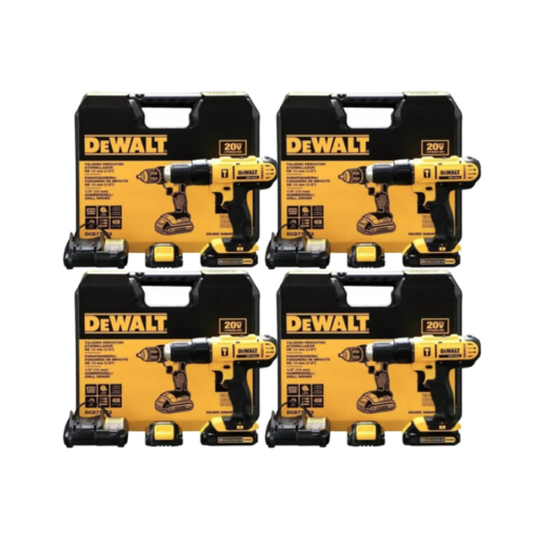 PAQUETAZO 4 ROTOMARTILLOS 1/2" 20V DCD776C2B3