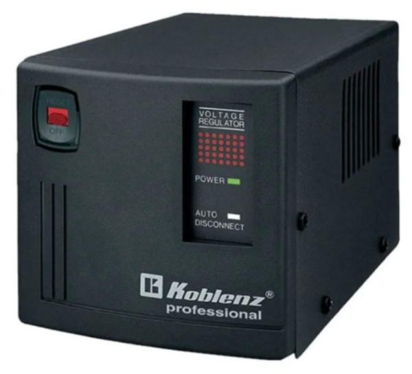 Regulador De Voltaje Koblenz Gold Er-2550 2500va 120v Negro