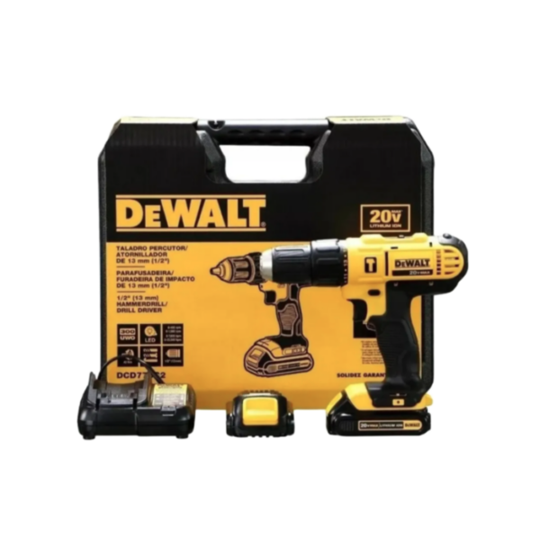 PAQUETAZO 4 ROTOMARTILLOS 1/2" 20V DCD776C2B3