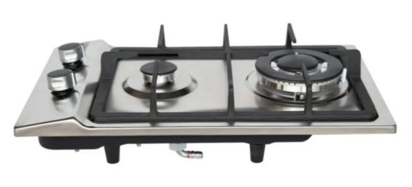 Parrilla A Gas Disa Home Paem-2 Plateada 02020119