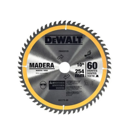 Disco Sierra Para Madera 10in 60d Dewalt Dwa03120