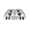 Parrilla A Gas 4 Quemadores Marca Alfa Acero Inoxidable 313ALFA