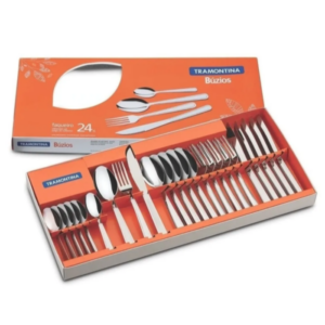 Juego De Cubiertos Buzios 24 Pzs Acero Inoxidable Tramontina