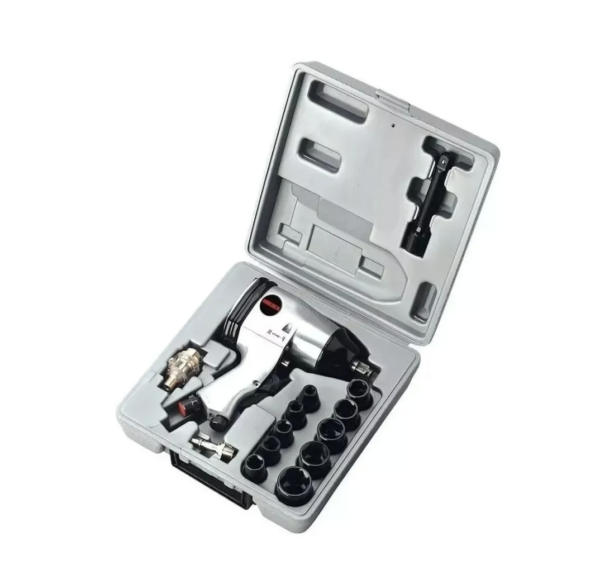 Pistola De Impacto Neumática 1/2 Con Kit De 10 Dados Mikels PINK12