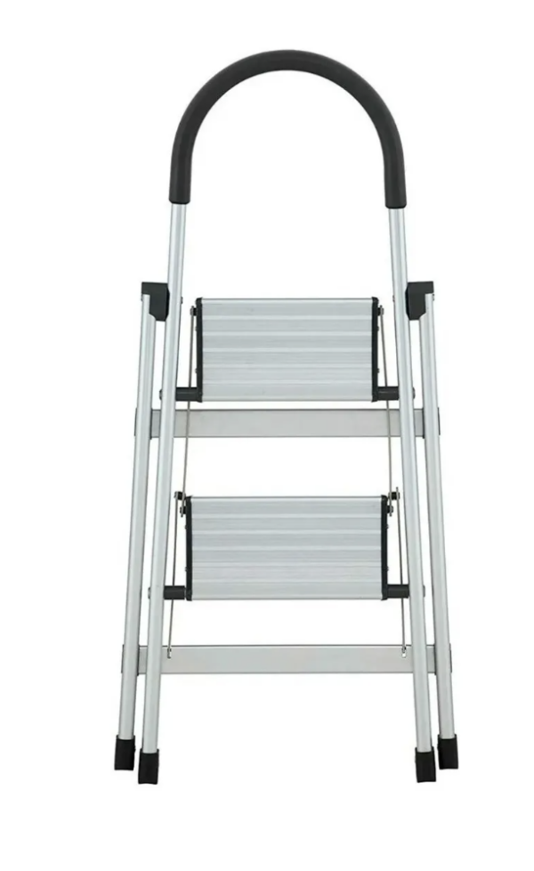 Escalera De Aluminio Tipo Taburete Marca Cuprum C226302