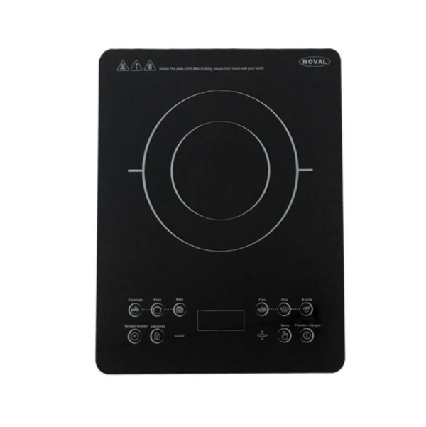Parrilla De Inducción Noval Piq1 Cristal 1 Quemador