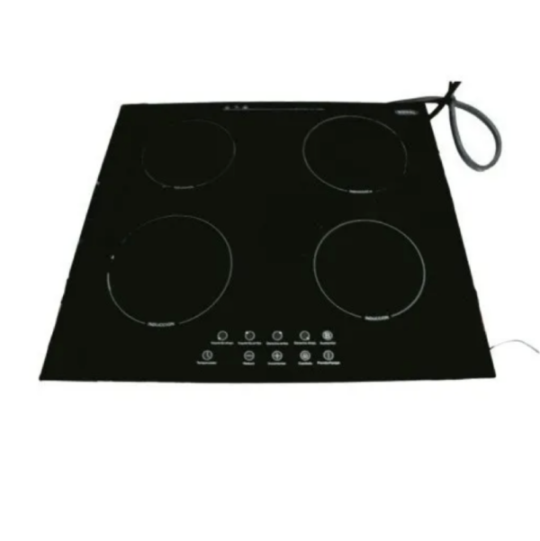 Parrilla De Inducción Noval Piq4 Cristal 4 Quemadores
