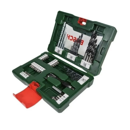 Kit Set Brocas Puntas Bosch 52 Pzas Madera Metal Concreto 17358